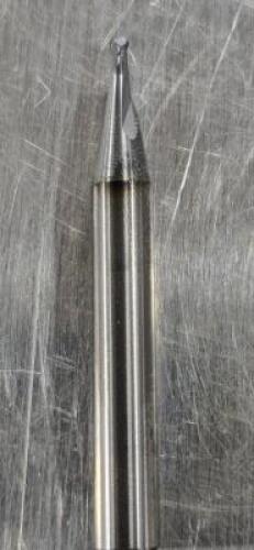 DESCRIPTION: (6) CARBIDE NACO COATED BALL DIE MILL BRAND/MODEL: GWS TOOL BND200787DZ RETAIL$: $ 58.76 EA SIZE: 2MM DIA 2MM LOC 6MM SD QTY: 6