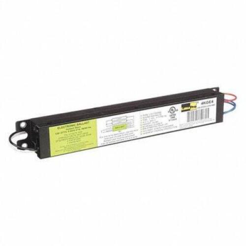 DESCRIPTION (4) LUMAPRO ELECTRONIC FLUORESCENT BALLAST BRAND/MODEL LUMAPRO #4KGE4 ADDITIONAL INFORMATION RETAILS FOR $27.25 EA SIZE 40 W MAX BULB WATT