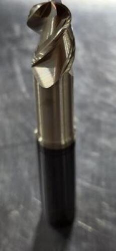 DESCRIPTION: (2) SCTOOL CORP 3 FLUTE, REDUCED NECK BALL MILL BRAND/MODEL: ST1696-29972 INFORMATION: AX3 FINISH RETAIL$: 1/2"X1/2"X5/8"X3-1/2 SIZE: 4 Q