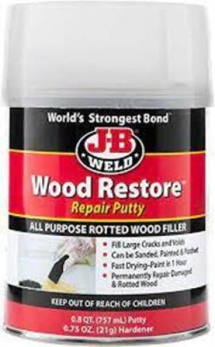 DESCRIPTION (3) WOOD RESTORE REPAIR PUTTY BRAND/MODEL JB WELD ADDITIONAL INFORMATION RETAILS FOR $20.00 EA SIZE 757 ML THIS LOT IS SOLD BY THE PIECE Q