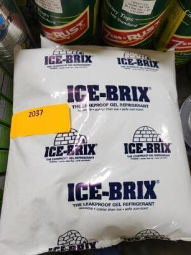 DESCRIPTION: (4) LEAK PROOF GEL REFRIGERANT ICE PACKS BRAND/MODEL: POLAR TECH ICE BRIX SIZE: 4X6 QTY: 4