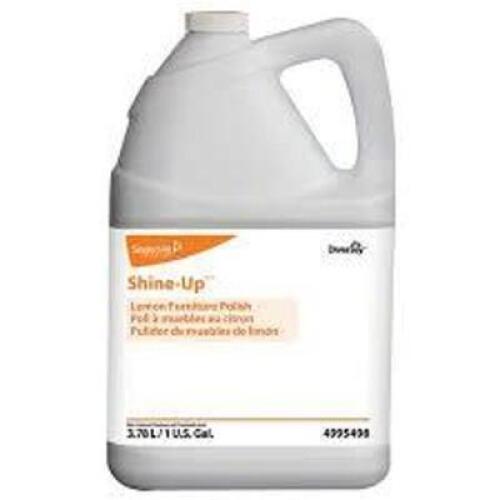 DESCRIPTION: (2) SHINE UP FURNITURE POLISH BRAND/MODEL: DIVERSEY #4995480 RETAIL$: 100 SIZE: 1 GALLON QTY: 2