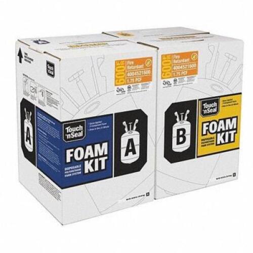 DESCRIPTION (1) SPRAY FOAM SEALANT KIT BRAND/MODEL TOUCH N SEAL #444A91 ADDITIONAL INFORMATION RETAILS FOR $1319.98 SIZE 85.3 LB THIS LOT IS ONE MONEY