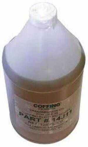 DESCRIPTION: (2) BOTTLE OF TRANSMISSION OIL BRAND/MODEL: COFFING HOISTS INFORMATION: PART #14J11 RETAIL$: 206.27 SIZE: 1 GAL QTY: 2