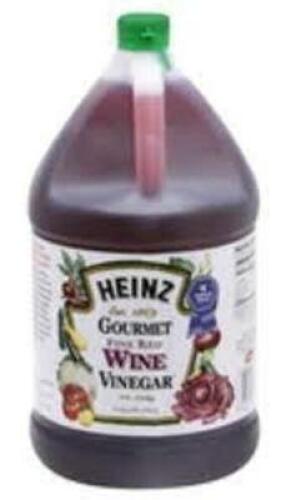 DESCRIPTION: (2) GOURMET RED WINE VINEGAR BRAND/MODEL: HEINZ RETAIL$: $20.00 EA SIZE: 1 GALLON QTY: 2