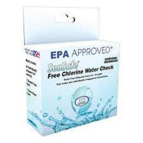 DESCRIPTION: (3) BOXES OF (30) CHLORINE TEST STRIPS BRAND/MODEL: SENSAFE RETAIL$: 22.05 SIZE: 30 STRIPS QTY: 3