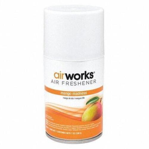 DESCRIPTION: (6) METERED AIR FRESHENER REFILL BRAND/MODEL: HOSPECO #9J874 INFORMATION: MANGO RETAIL$: $10.00 EA SIZE: 7 OZ QTY: 6