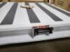 DESCRIPTION: (1) TRUCK OR VAN DOOR STORAGE TRAY BRAND/MODEL: JOBOX STORALL #1FEG7 INFORMATION: STEEL, WHITE, MODEL# 664980 RETAIL$: 1391.43 SIZE: 48"W - 3