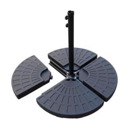DESCRIPTION (1) WATER FILLED UMBRELLA BASED FOR OFFSET CANTILEVER UMBRELLA BRAND/MODEL ABBLE #300293 ADDITIONAL INFORMATION RETAILS FOR $100.00 THIS L