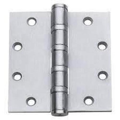 DESCRIPTION: (4) BOXES OF (3) METAL HINGES BRAND/MODEL: STANLEY INFORMATION: SILVER, SQUARE CORNER RETAIL$: $15.. EA SIZE: 5"X4.5" QTY: 4