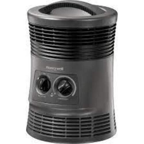 DESCRIPTION: (1) 360 DEGREE SURROUND FAN FORCED HEATER BRAND/MODEL: HONEYWELL #HHF360V INFORMATION: BLACK RETAIL$: $34.68 EA QTY: 1