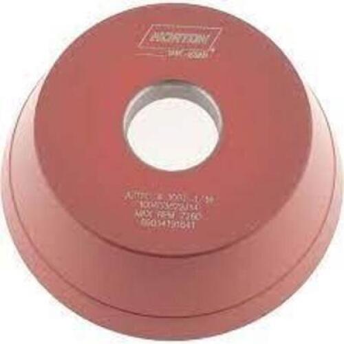 DESCRIPTION: (3) TYPE 11 TOOL AND CUTTER GRINDING WHEEL BRAND/MODEL: NORTON #85901965 INFORMATION: 100 GRIT RETAIL$: $554.74 EA SIZE: 1-1/4 HOLE SIZE