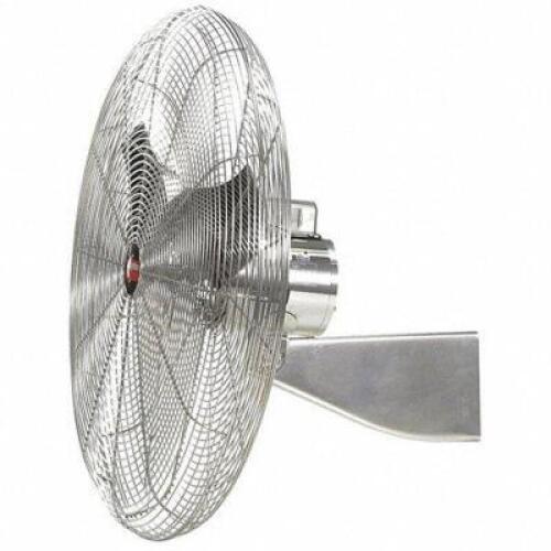 DESCRIPTION (1) INDUSTRIAL STAINLESS STEEL WASHDOWN FAN BRAND/MODEL DAYTON #2LYW5 ADDITIONAL INFORMATION RETAILS FOR $1257.24 SIZE 24 IN THIS LOT IS O