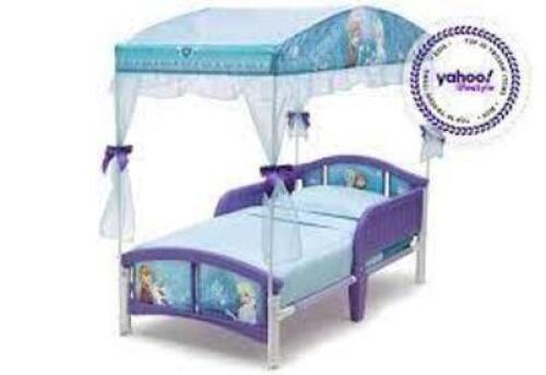DESCRIPTION: (1) CANOPY TODDLER BED BRAND/MODEL: DELTA CHILDREN INFORMATION: DISNEY FROZEN RETAIL$: $80.00 EA QTY: 1