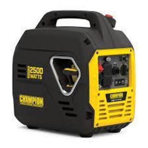 DESCRIPTION: (1) PORTABLE INVERTER GENERATOR BRAND/MODEL: CHAMPION #200950 RETAIL$: $639.00 EA SIZE: 1850W/2500W QTY: 1