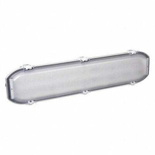DESCRIPTION (1) VAPOR TIGHT FIXTURE INTEGRATED LED BRAND/MODEL LITHONIA LIGHTING #45VY72 ADDITIONAL INFORMATION RETAILS FOR $190.00 SIZE 120 277V THIS