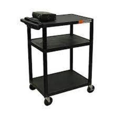 DESCRIPTION: (1) MOBILE CART BRAND/MODEL: LUXOR LP SERIES #LP34-B INFORMATION: BLACK RETAIL$: $124.70 EA SIZE: 34" QTY: 1