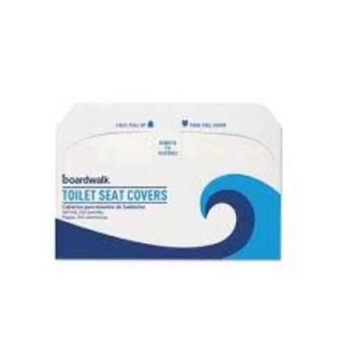 DESCRIPTION (1) CASE OF (20) PACKS OF (200) TOILET SEAT COVERS BRAND/MODEL BOARDWALK #BWK K5000 ADDITIONAL INFORMATION RETAILS FOR $50.00 THIS LOT IS