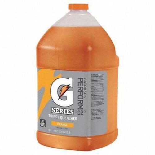 DESCRIPTION (4) SPORTS DRINK MIX LIQUID CONCENTRATE BRAND/MODEL GATORADE #3AJ38 ADDITIONAL INFORMATION RETAILS FOR $17.17 A BOTTLE ORANGE SIZE 1 GALLO