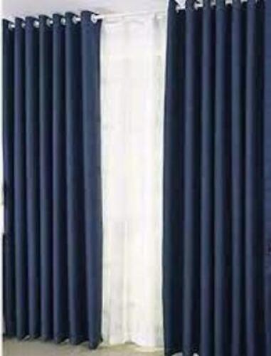 DESCRIPTION: (1) TOTAL BLACKOUT CURTAIN BRAND/MODEL: SUNBLK115882 INFORMATION: NAVY BLUE RETAIL$: 28.99 QTY: 1