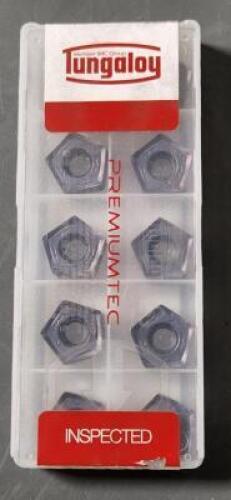 DESCRIPTION: (10) PNCU STYLE CARBIDE MILLNG INSERTS BRAND/MODEL: TUNGALOY 47635974 RETAIL$: $ 22.78 PER INSERT QTY: 10