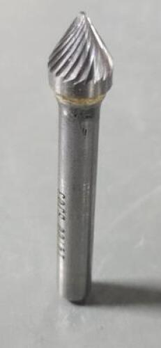 DESCRIPTION: (1) CABIDE SINGLE CUT CONE BURR BRAND/MODEL: SGS 14700 RETAIL$: $ 20.11 EA SIZE: 3/8" DIA 1/4" SD QTY: 1