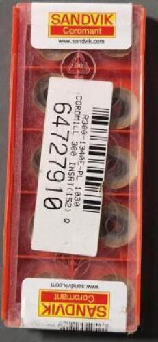 DESCRIPTION: (20) CARBIDE COROMILL 300 INSERTS BRAND/MODEL: SANDVIK COROMANT R300-1340E-PL RETAIL$: $67.01 PER INSERT QTY: 20