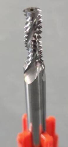 DESCRIPTION: (6) CARBIDE THREAD MILLS BRAND/MODEL: CARMEX/AMT 06048 C14 20 UN K20 RETAIL$: 170 SIZE: 1/4-20 UN QTY: 6