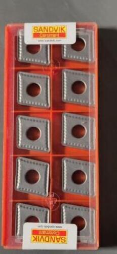 DESCRIPTION: (40) SOLID CARBIDE TURNING INSERTS BRAND/MODEL: SANDVIK CNMG 644-QM RETAIL$: $ 39.10 PER INSERT QTY: 40