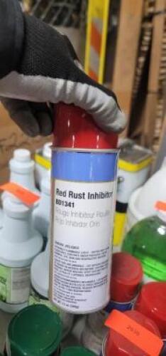DESCRIPTION: (6) RUST INHIBITOR SPRAY PAINT BRAND/MODEL: CLASS C SOLUTIONS #BD1341 INFORMATION: RED RETAIL$: $12.34 EA SIZE: 12 OZ QTY: 6