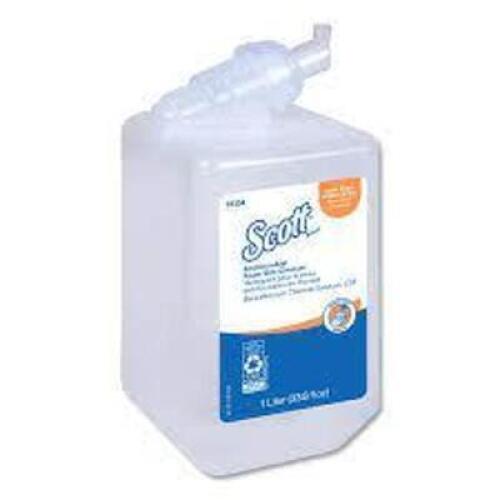 DESCRIPTION: (6) FOAMING HAND SOAP REFILL BRAND/MODEL: SCOTT #91554 RETAIL$: $70.00 TOTAL SIZE: 33.8 OZ QTY: 6