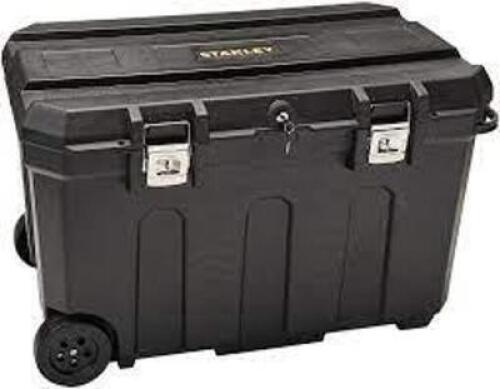 DESCRIPTION (1) ROLLING TOOL BOX BRAND/MODEL STANLEY #2FDB7 ADDITIONAL INFORMATION RETAILS FOR $150.00 SIZE 22X37 50 GAL THIS LOT IS ONE MONEY QTY 1