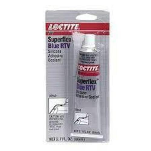 DESCRIPTION: (3) RTV SILICONE ADHESIVE SEALANT BRAND/MODEL: LOCTITE #30560 INFORMATION: BLUE RETAIL$: $10.0 EA SIZE: 2.7 FL OZ QTY: 3