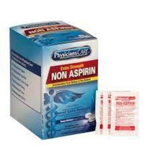 DESCRIPTION: (2) BOXES OF (50) NON ASPIRIN TABLETS BRAND/MODEL: PHYSICIANS CARE RETAIL$: $22.98 EA QTY: 2