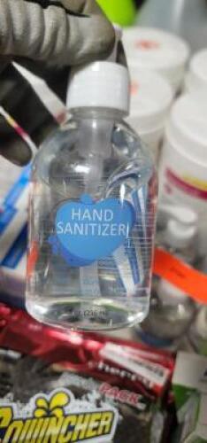 DESCRIPTION: (6) BOTTLES OF HAND SANITIZER RETAIL$: $8.00 EA SIZE: 7 OZ QTY: 6