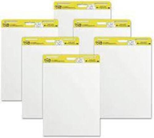DESCRIPTION (1) (6) PACK OF EASEL PAD SUPER STICKY BRAND/MODEL POST-IT #559 VAD ADDITIONAL INFORMATION RETAILS FOR $240.67 SIZE 25X30 180 SHEETS THIS