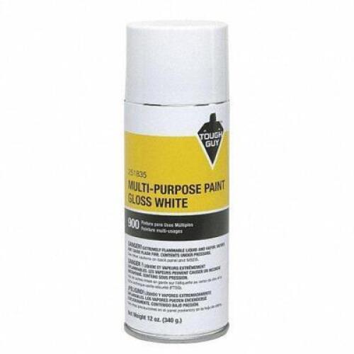 DESCRIPTION: (4) SPRAY PAINT BRAND/MODEL: TOUGH GUY #4WGC2 INFORMATION: WHITE RETAIL$: $10.00 EA SIZE: 12 OZ QTY: 4