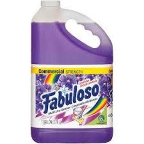 DESCRIPTION: (2) MULTI USE CLEANER BRAND/MODEL: FABULOSO PROFESSIONAL INFORMATION: LAVENDER RETAIL$: $12.28 EA SIZE: 1 GALLON QTY: 2