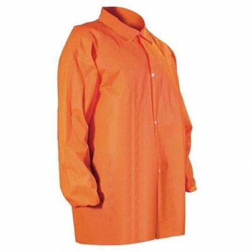 DESCRIPTION (1) CASE OF (30) DISPOSABLE LAB COAT BRAND/MODEL CELLUCAP #40N256 ADDITIONAL INFORMATION RETAILS FOR $80.00 SIZE 42-46 CHEST SIZE THIS LOT