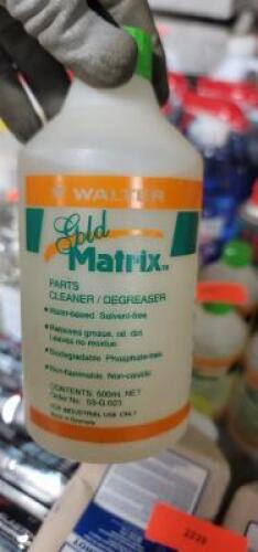 DESCRIPTION: (6) PARTS CLEANER BRAND/MODEL: WALTER GOLD MATRIX #53-G023 RETAIL$: $17.00 EA SIZE: 200 ML QTY: 6