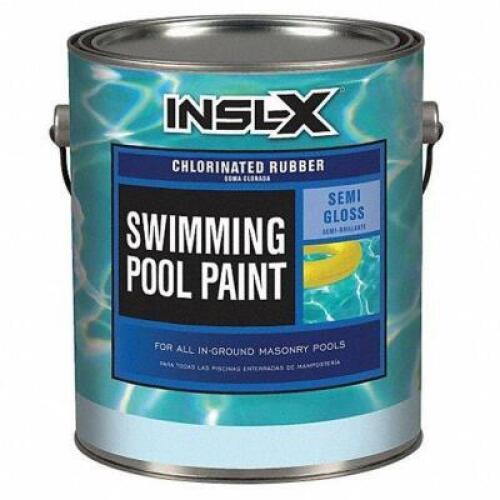 DESCRIPTION: (1) SWIMMING POOL PAINT BRAND/MODEL: INSL-X #6GWA2 INFORMATION: AQUAMARINE RETAIL$: $103.94 EA SIZE: 1 GALLON QTY: 1