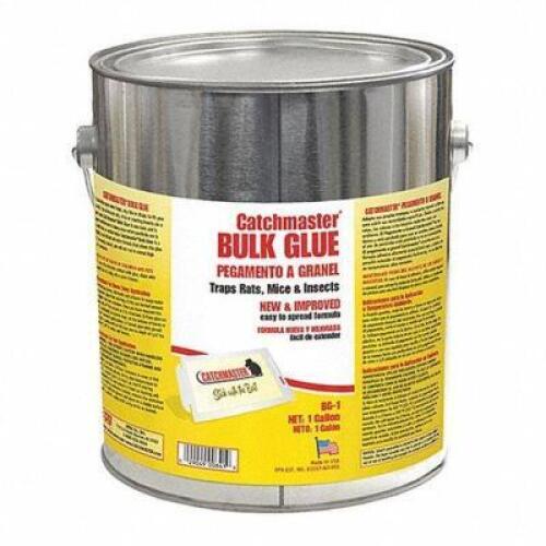 DESCRIPTION: (1) BULK RODENT TRAP GLUE BRAND/MODEL: CATCHMASTER #3KJF8 RETAIL$: 57.41 SIZE: 1 GALLON QTY: 1