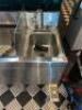 DESCRIPTION: 76" STAINLESS ICE KEEPER, DRY BOARD, AND HAND SINK. ADDITIONAL INFORMATION W/ SODA WAND SIZE 76" LOCATION: BAR QTY: 1 - 4