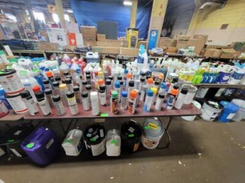 DESCRIPTION (1) MISC TABLE OF PAINT THIS LOT IS ONE MONEY QTY 1