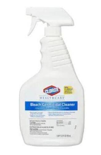 DESCRIPTION (4) GERMICIDAL CLEANER SPRAY BRAND/MODEL CLOROX BLEACH #68967 ADDITIONAL INFORMATION RETAILS FOR $15.95 EA SIZE 22 FL OZ THIS LOT IS SOLD