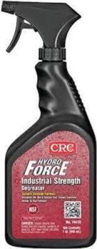 DESCRIPTION (4) ALL PURPOSE DEGREASER BRAND/MODEL CRC HYDRO FORCE #14407 ADDITIONAL INFORMATION RETAILS FOR $16.48 SIZE 32 OZ THIS LOT IS SOLD BY THE