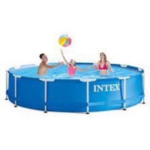 (1) METAL FRAME POOL SET