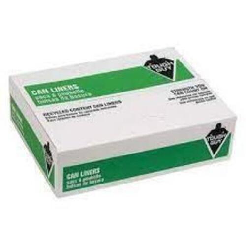 (1) BOX OF (100) TRASH BAGS