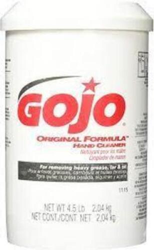 DESCRIPTION (4) HAND CLEANER BRAND/MODEL GOJO ORIGINAL FORMULA #1115-06 ADDITIONAL INFORMATION RETAILS FOR $21.05 SIZE 4.5 LB THIS LOT IS SOLD BY THE