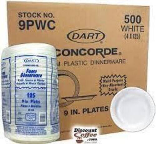 (2) BOXES OF (125) FOAM DINNERWARE PLATES